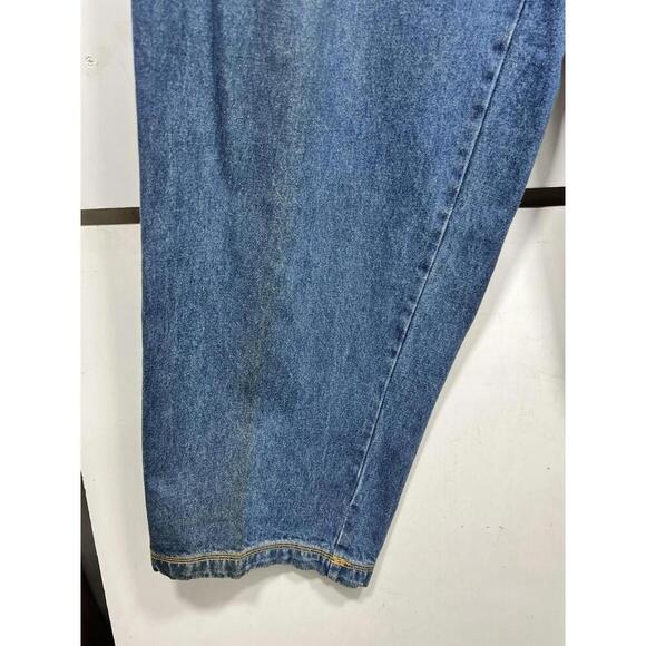 VTG 80s Pacific Coast Highway PCH Denim Jeans Waist  36x32 Elastic Waist - Picture 5 of 9